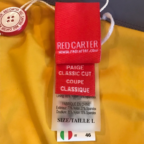 Red Carter Bamboo Bay High Waist Bottoms Size L - Picture 8 of 8